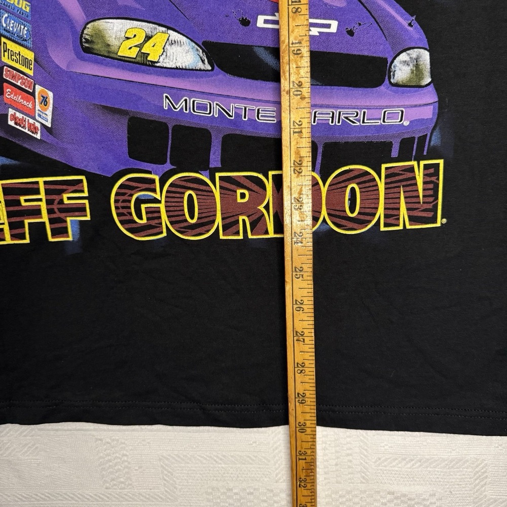 Vintage 1999 Jeff Gordon Superman A Galaxy Saved NASCAR AOP T-Shirt Size Large - Picture 9 of 10